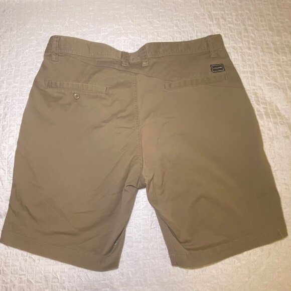 Volcom True to This Mens Khaki Shorts Size 36 Classic Casual Wear Gorpcore - Picture 2 of 6